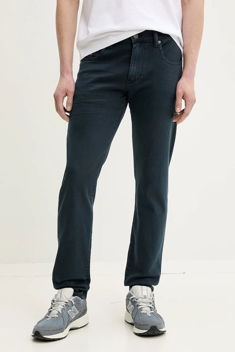 Diesel jeansi 2019 D-STRUKT L.32 TROUSERS barbati, culoarea albastru marin, A03558.0QWTY