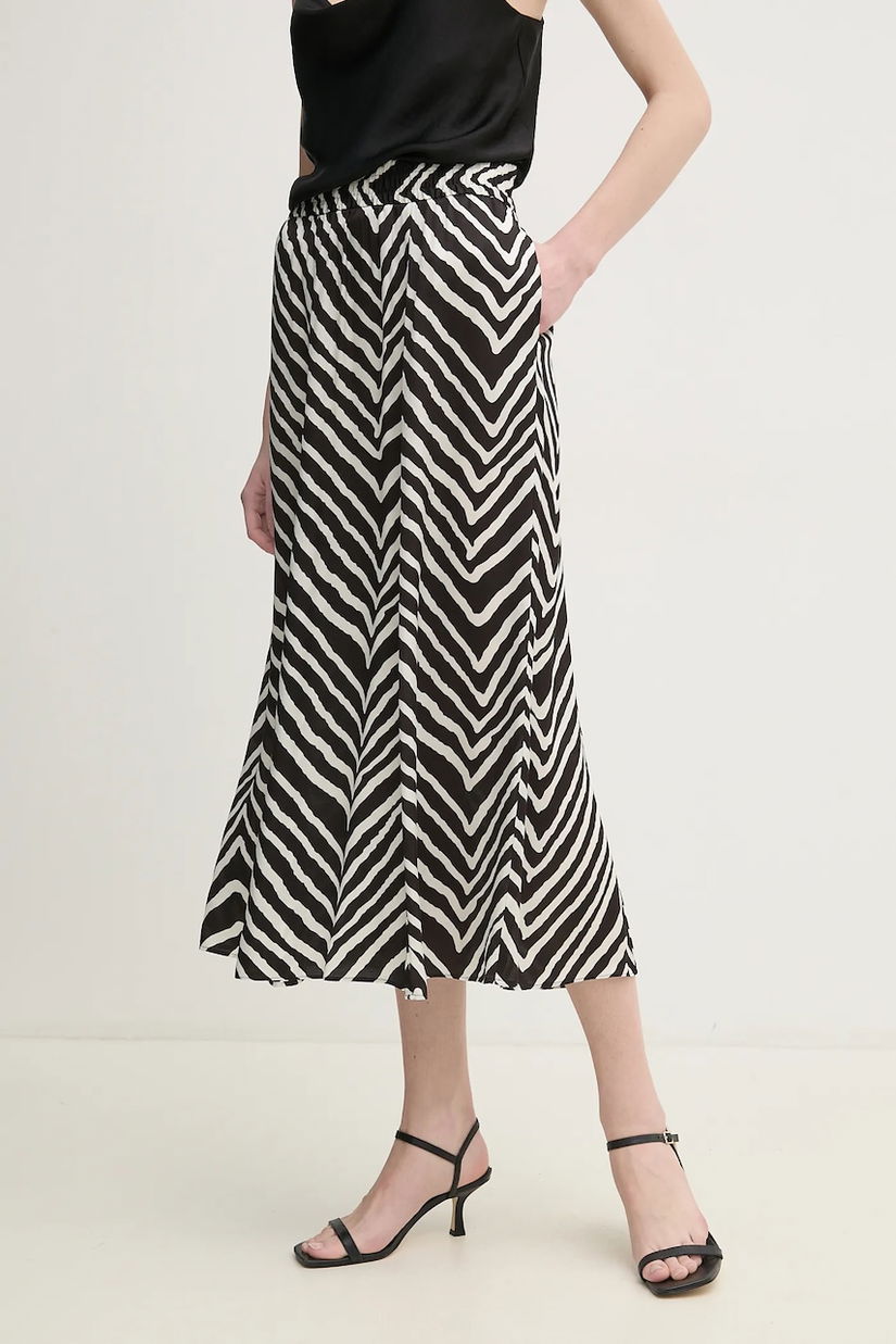 Marc Aurel fusta culoarea negru, maxi, evazati, 2319-1000-24781