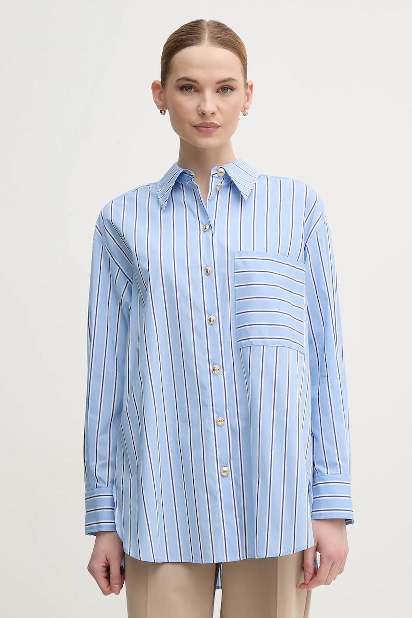 Marc Aurel camasa femei, cu guler clasic, relaxed, 6277-2000-24780