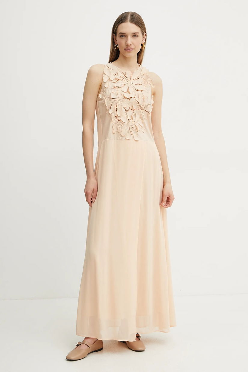 Forte Forte rochie culoarea portocaliu, maxi, evazată, 13609.my dress