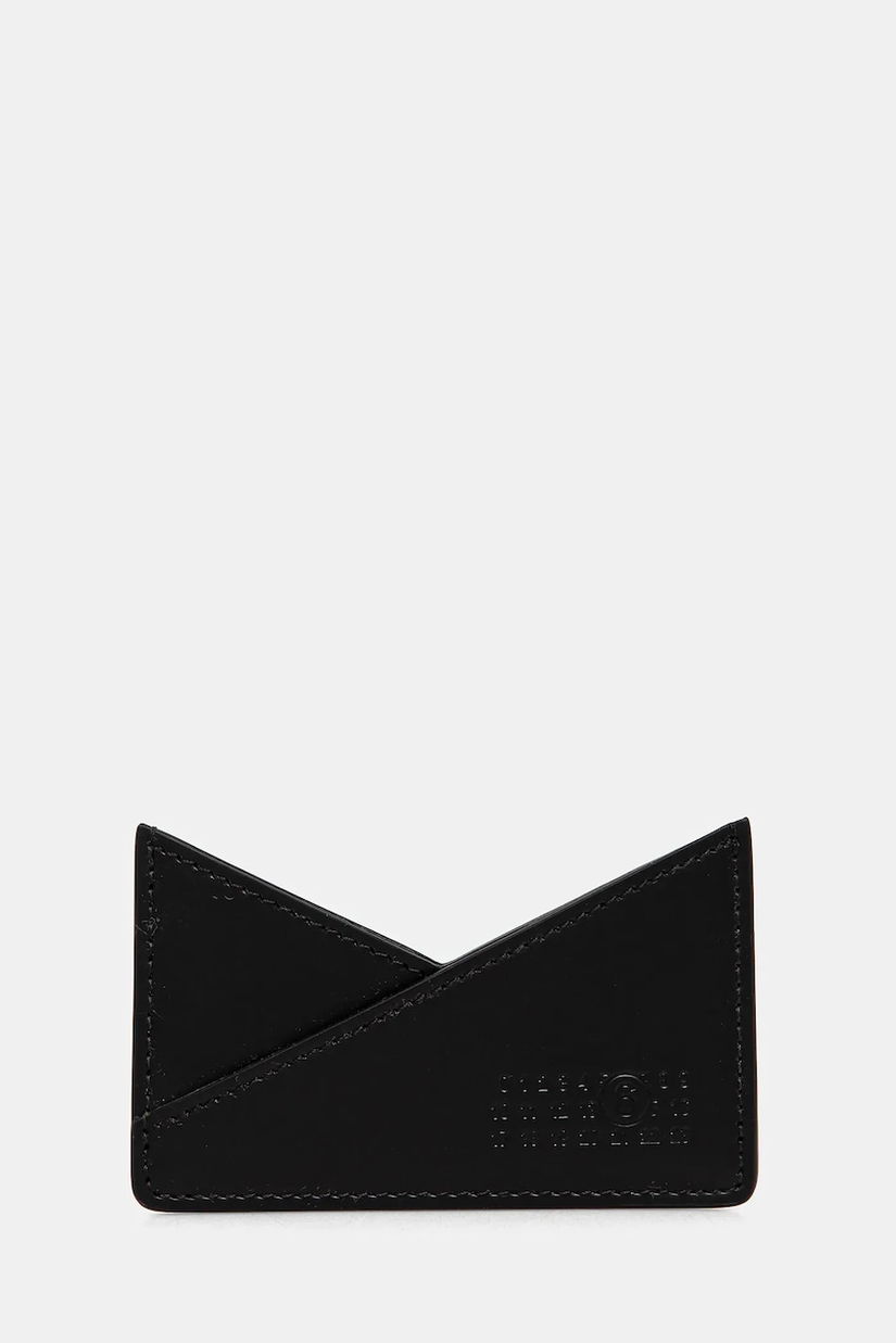 MM6 Maison Margiela carcasa din piele culoarea negru, SA6UI0014.P7183