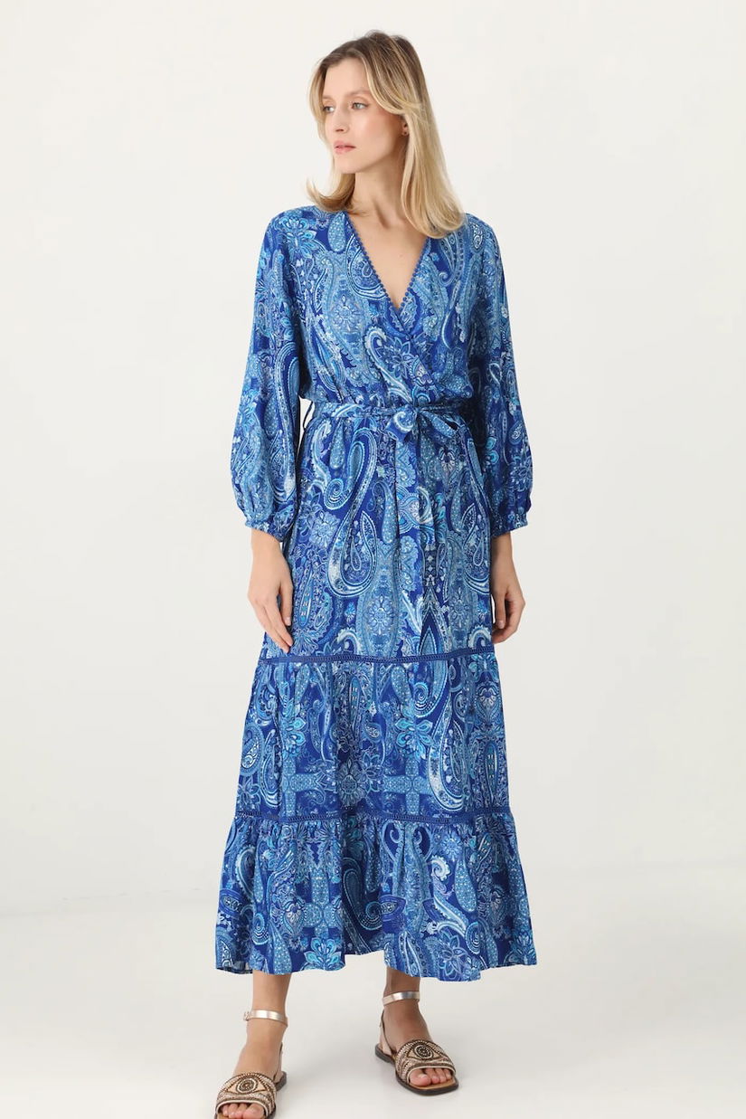 Medicine rochie maxi, evazată