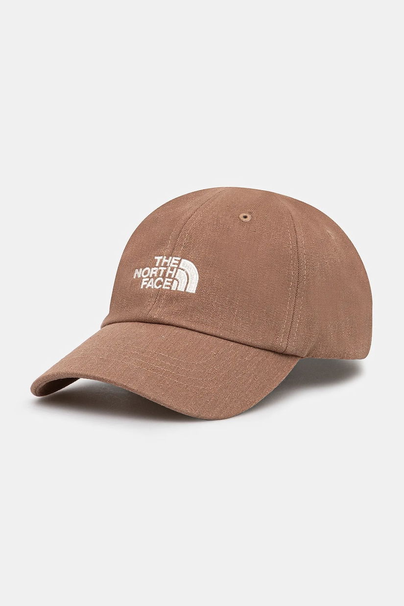The North Face sapca Norm culoarea maro, cu imprimeu, NF0A7WHO6IH1