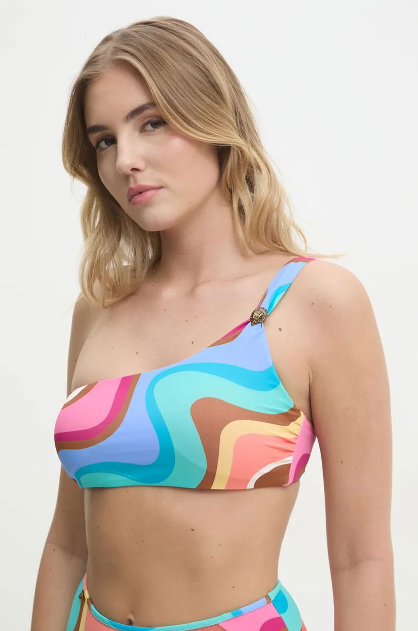Kurt Geiger London sutien de baie KENSINGTON culoarea roz, cupa usor rigidizata, 2307132609