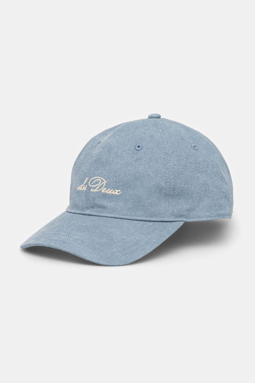 Les Deux șapcă de baseball din denim cu imprimeu, LDM703046