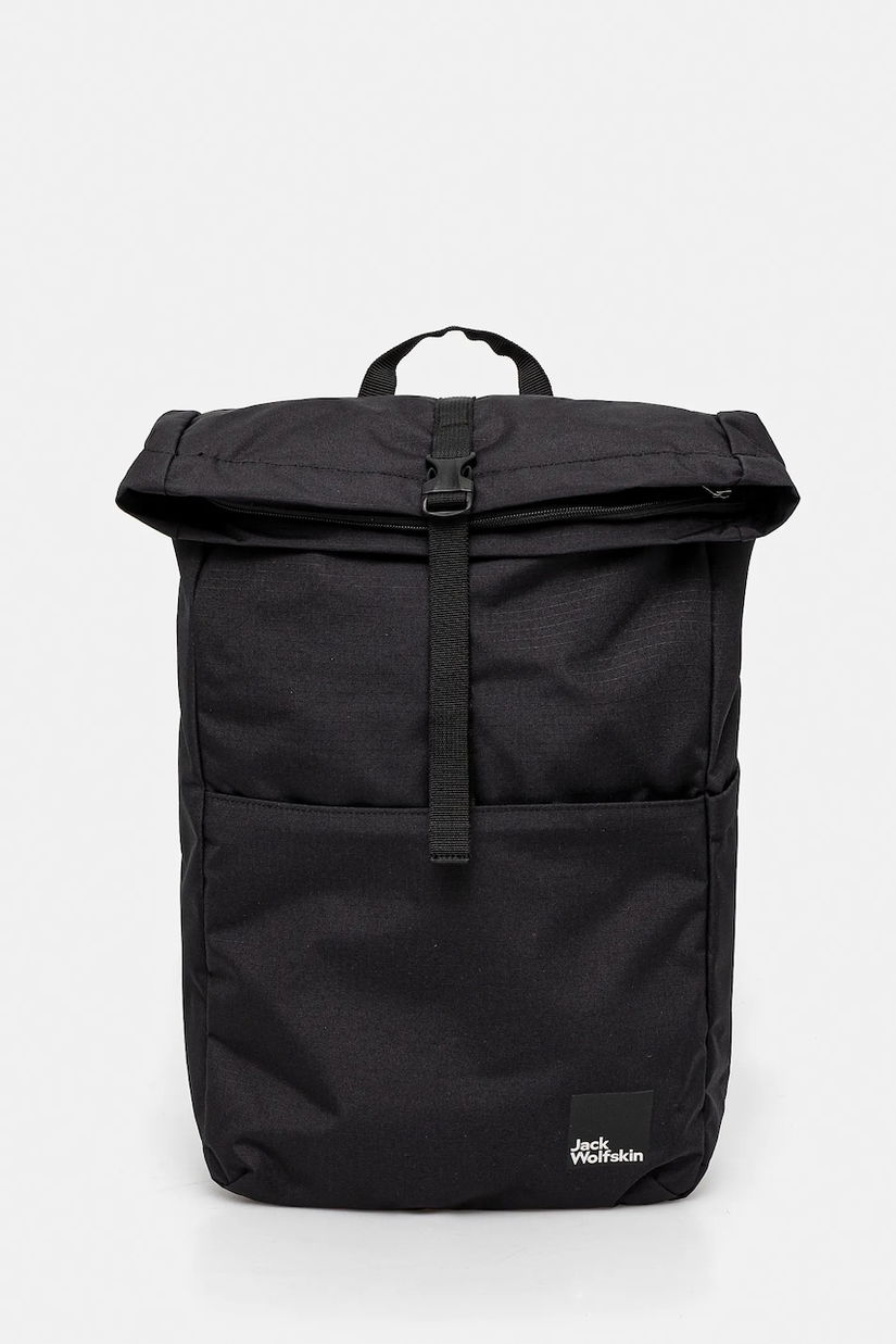 Jack Wolfskin rucsac Island culoarea negru, mare, neted, A64015