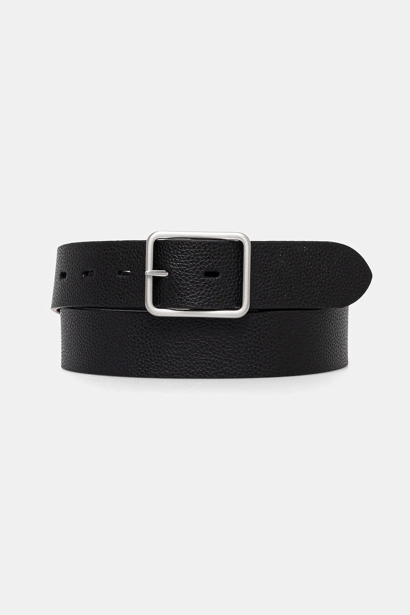Geox curea de piele barbati, culoarea negru, U46K5C 04643