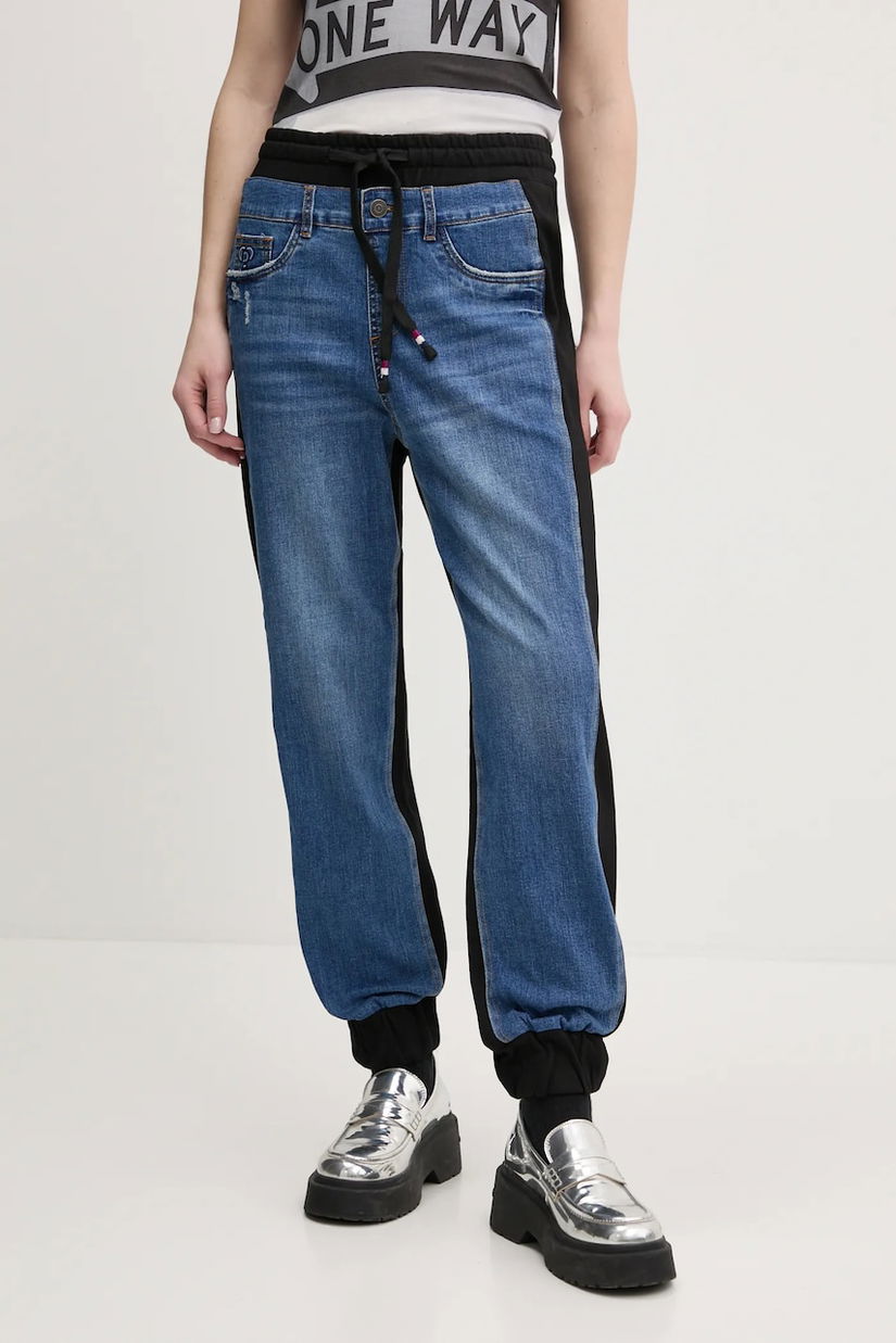 Desigual pantaloni de trening PEETERS femei, neted, 25SWDD73