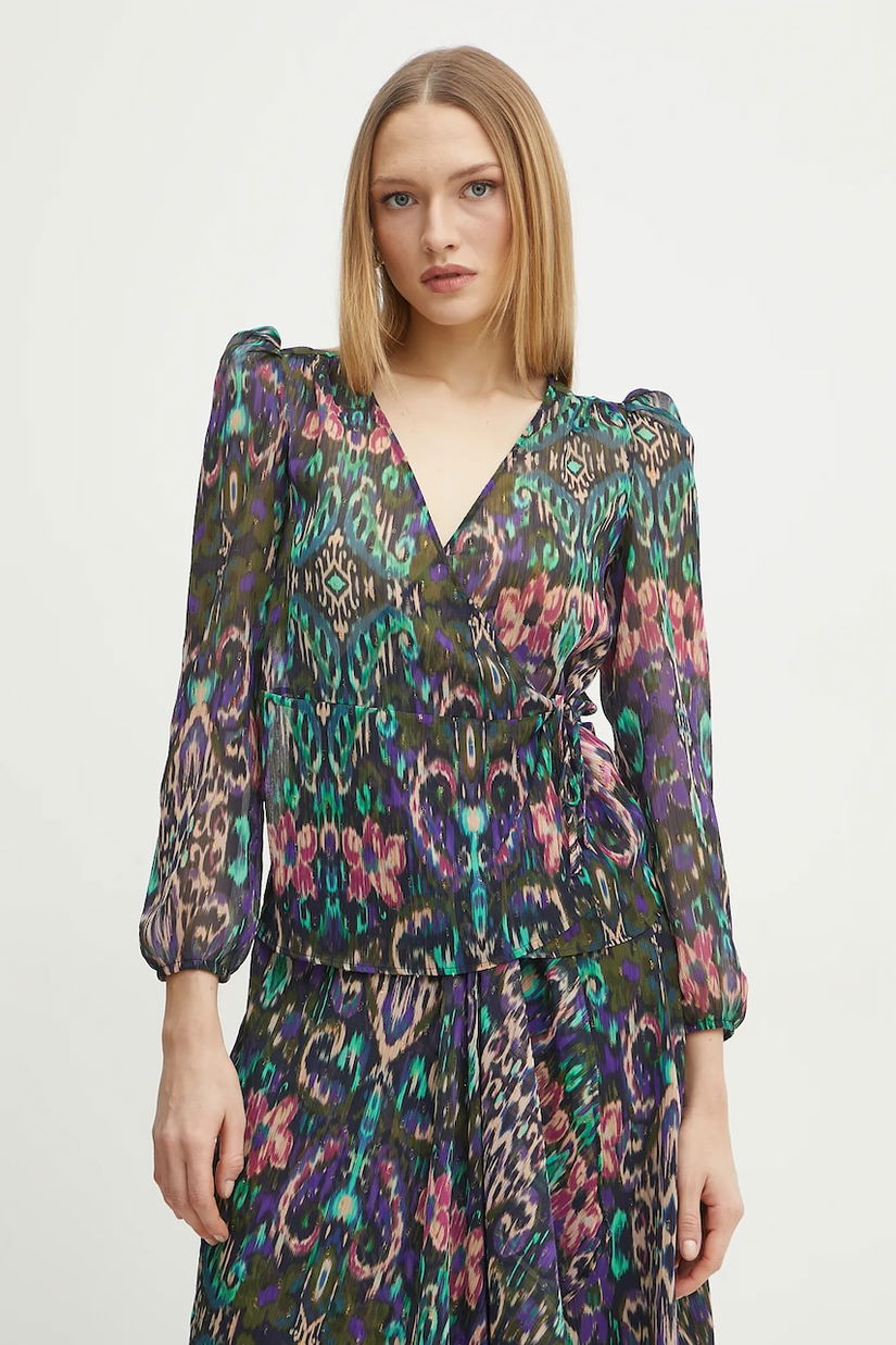 Morgan bluza CBIL.F femei, culoarea violet, modelator, CBIL.F