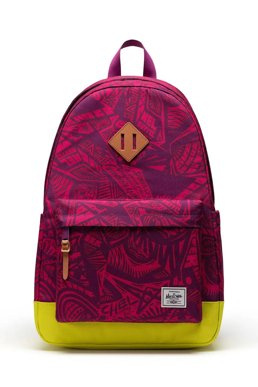 Herschel rucsac Thomas Campbell culoarea roz, mare, cu imprimeu, 11582-06781-OS