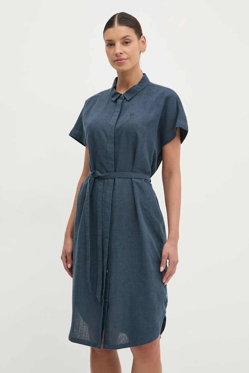 Fjallraven rochie Övik midi, dreaptă, F14300013