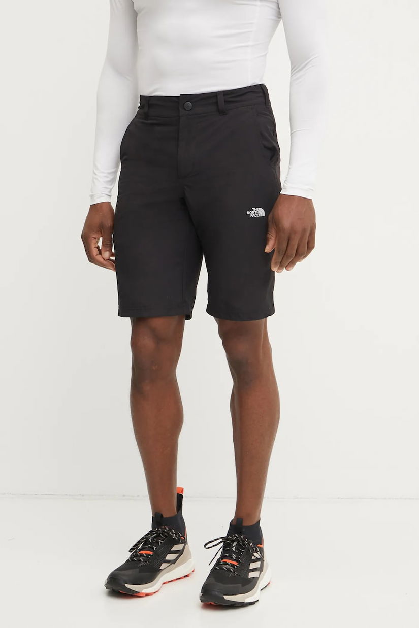 The North Face pantaloni scurți sport Tanken bărbați, culoarea negru, NF0A2S85JK31