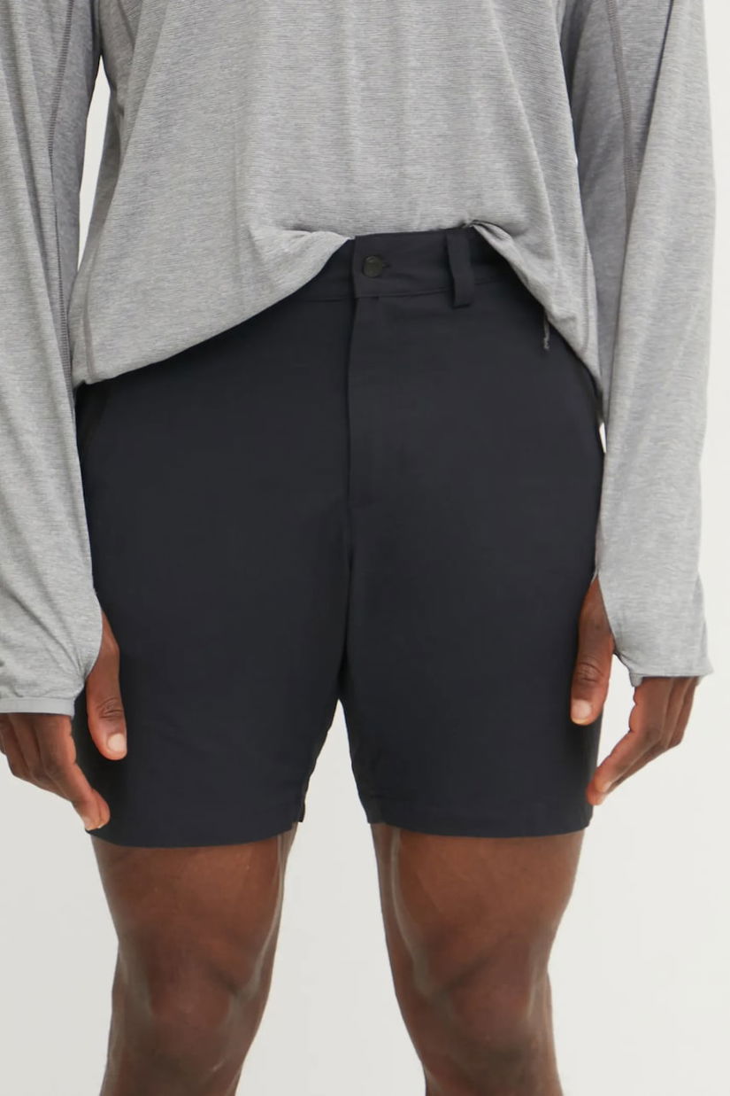 Fjallraven pantaloni scurți outdoor High Coast culoarea negru, F12200207