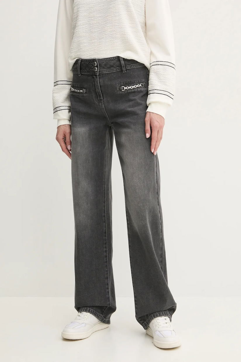 Morgan jeansi PELI femei medium waist, PELI