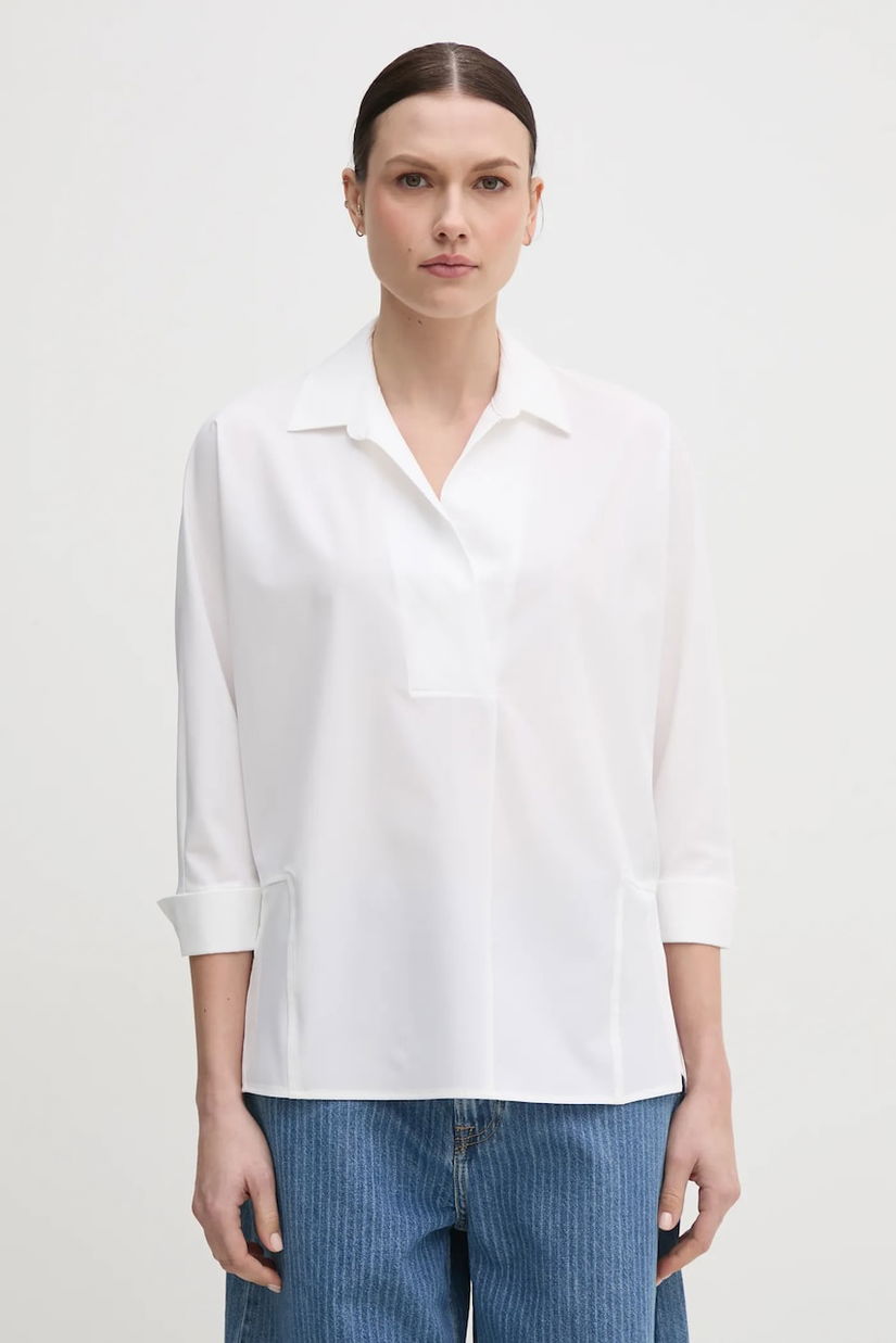 Joseph Ribkoff bluza femei, culoarea alb, neted, 251948