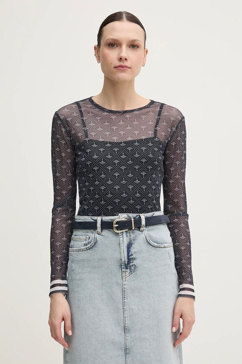 Joop! bluza femei, culoarea albastru marin, modelator, 30046255