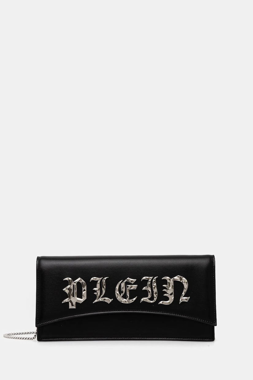Philipp Plein poseta piele culoarea negru, SAEA WBA2020 PLE075N