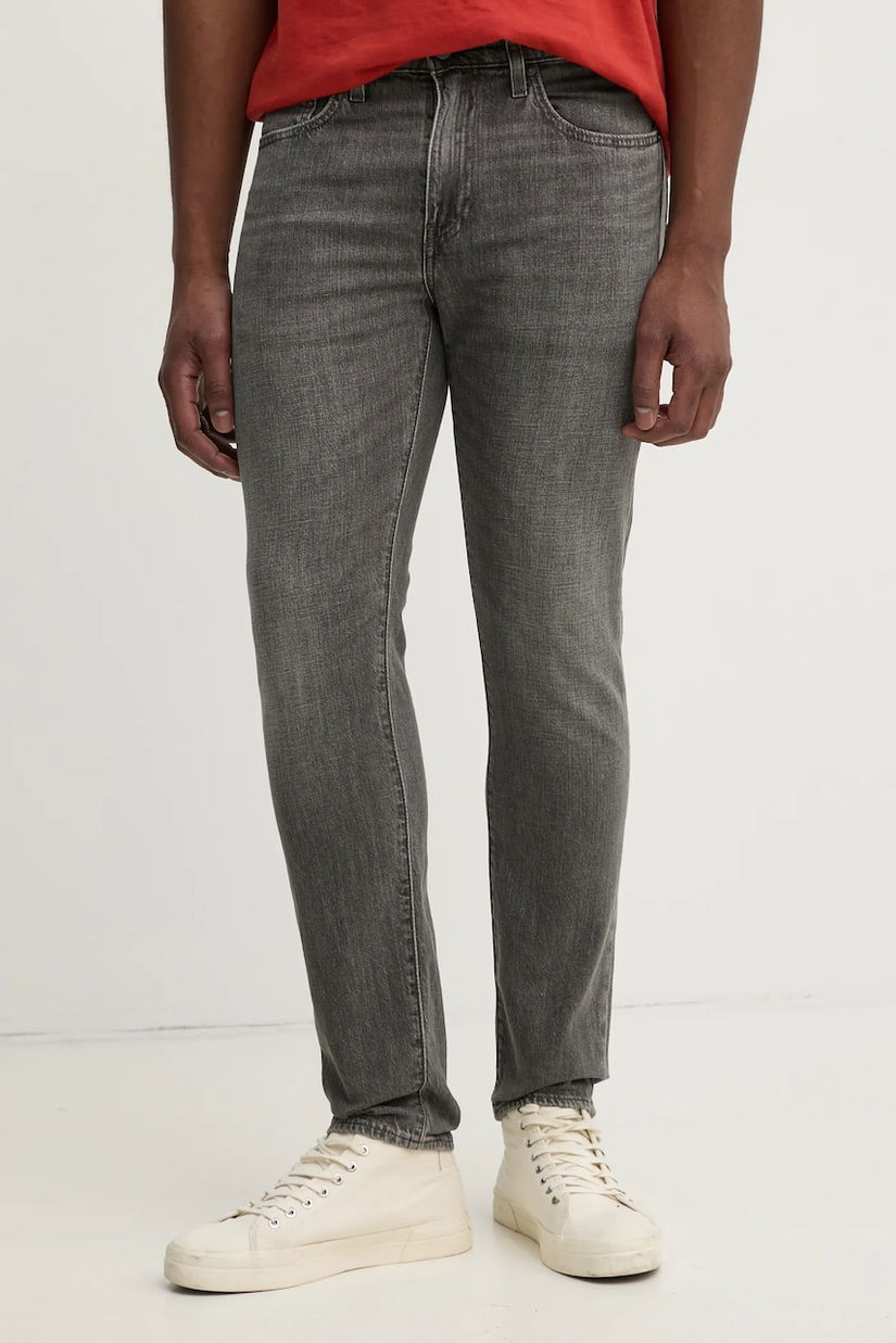 Levi's jeansi 512 SLIM TAPER barbati, culoarea gri, 28833