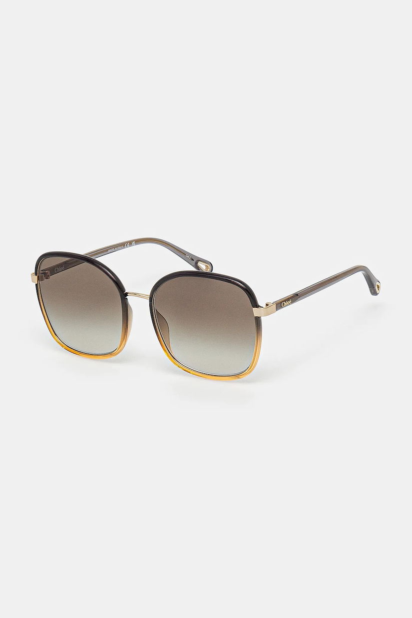 Chloé ochelari de soare femei, culoarea negru, CH0031S