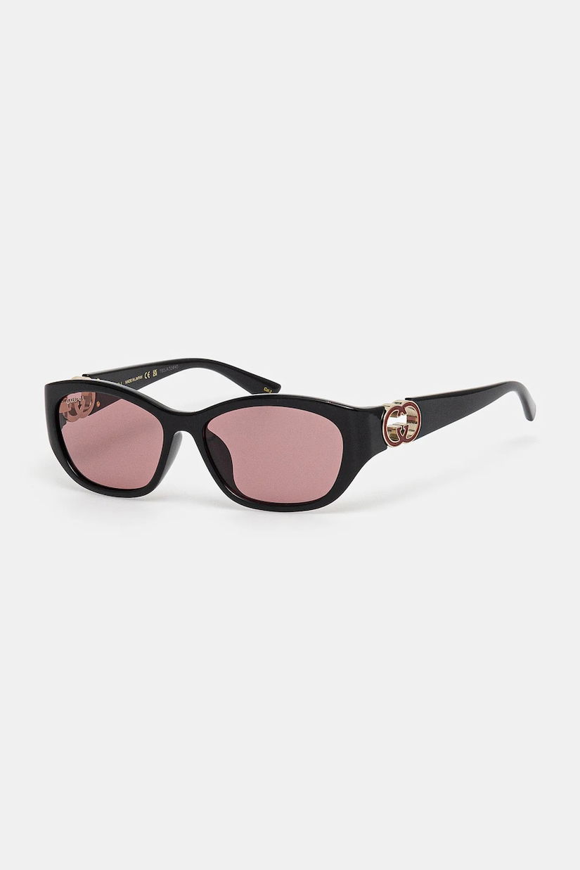 Gucci ochelari de soare femei, culoarea negru, GG1826SK