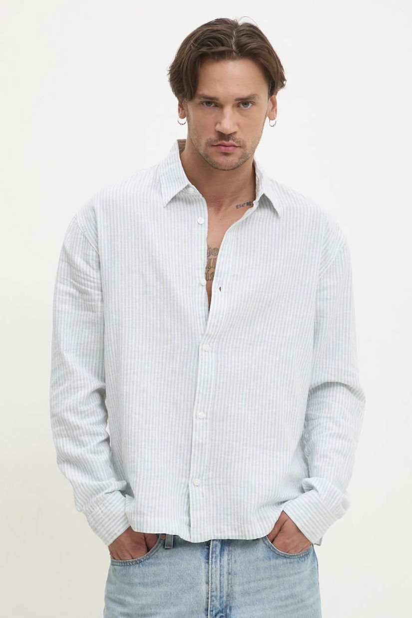 Hollister Co. camasa de in barbati, cu guler clasic, regular, KI325-5072