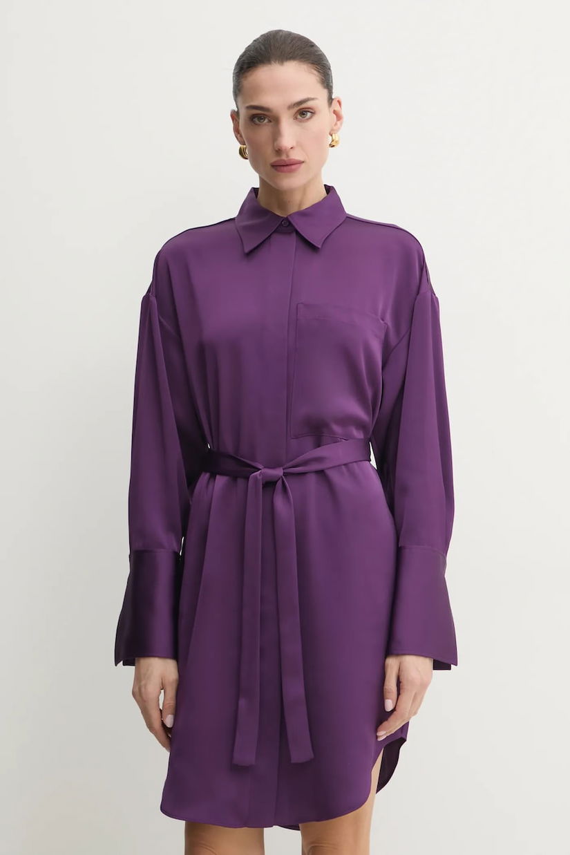 MAX&Co. rochie culoarea violet, mini, oversize, 2516221031200