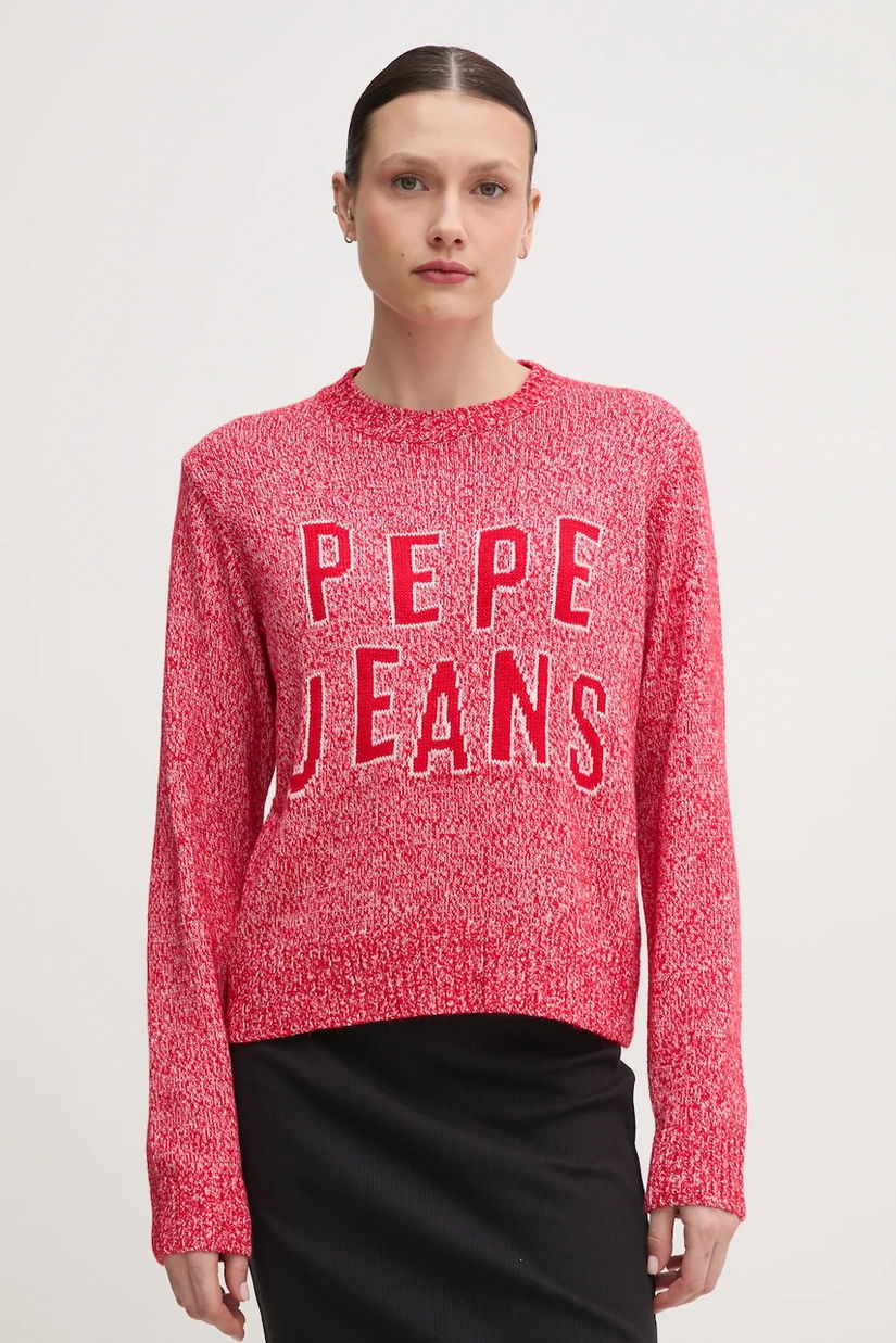 Pepe Jeans pulover PANDORA femei, culoarea rosu, PL702270