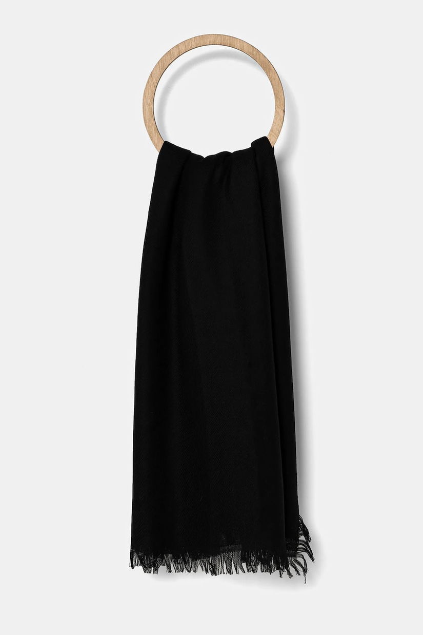Weekend Max Mara poncho de lana culoarea negru, light, 2515731014600