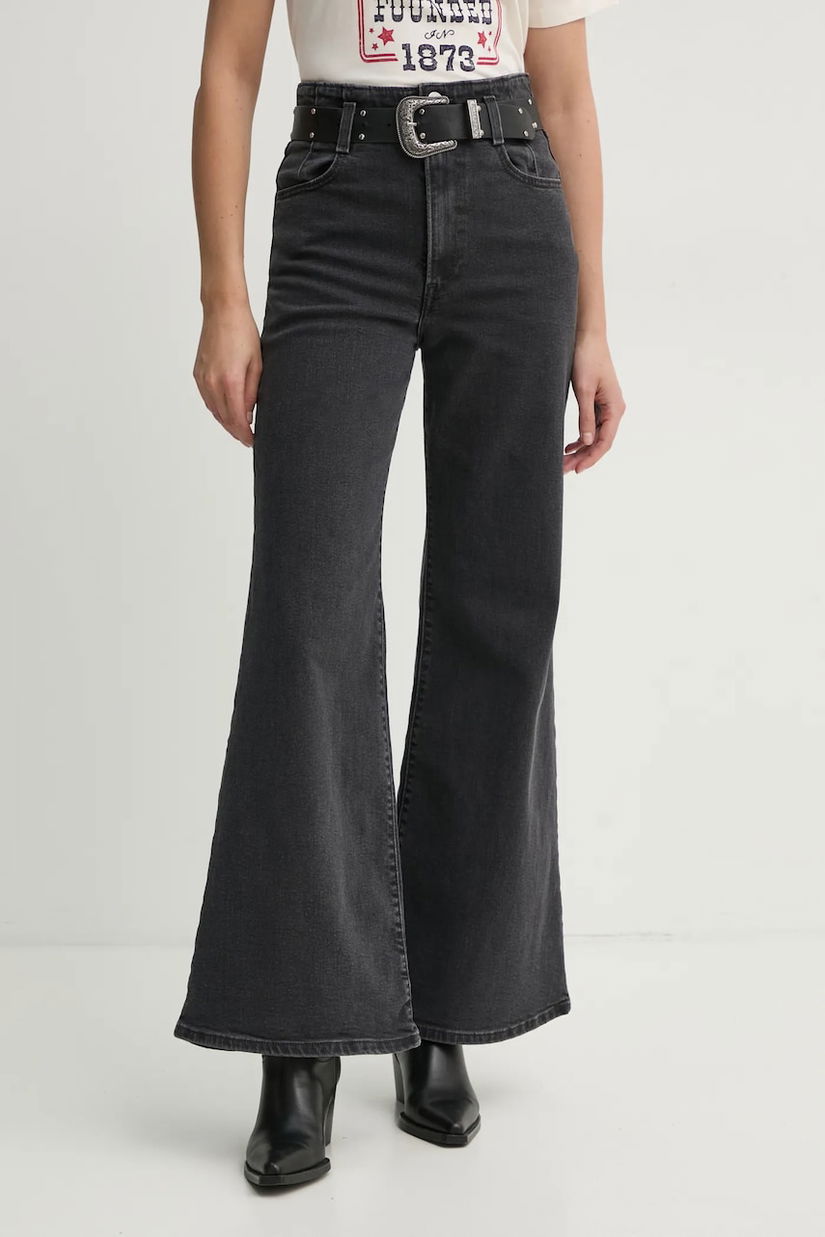 Levi's jeansi RIBCAGE BELLS CORSET femei high waist, 001UR