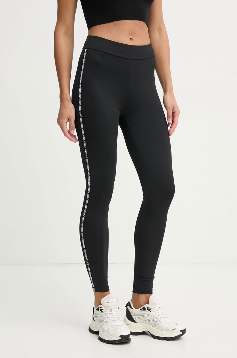 MICHAEL Michael Kors colanti femei, culoarea negru, cu imprimeu, MR530PK1RE