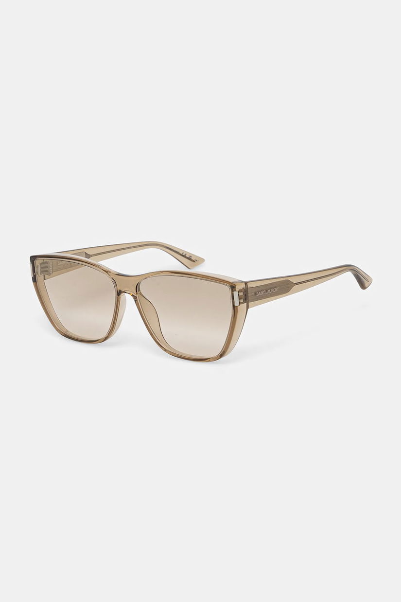 Saint Laurent ochelari de soare femei, culoarea galben, SL 758