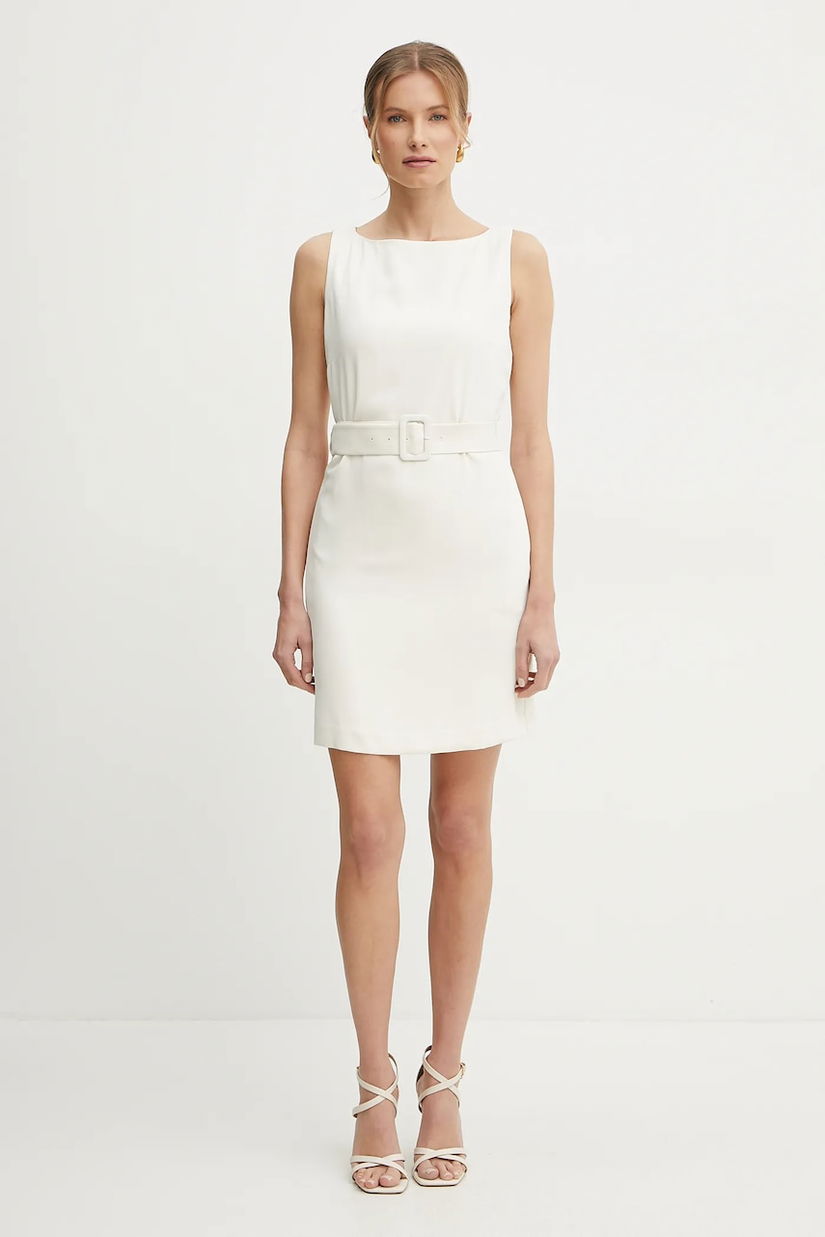 Silvian Heach rochie PLINA culoarea bej, mini, mulată, GPP25395VE