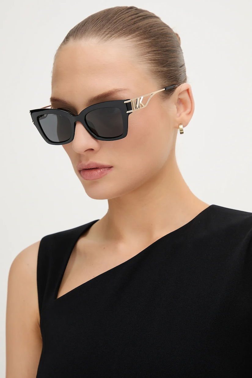 Michael Kors ochelari de soare femei, culoarea negru, 0MK2237U