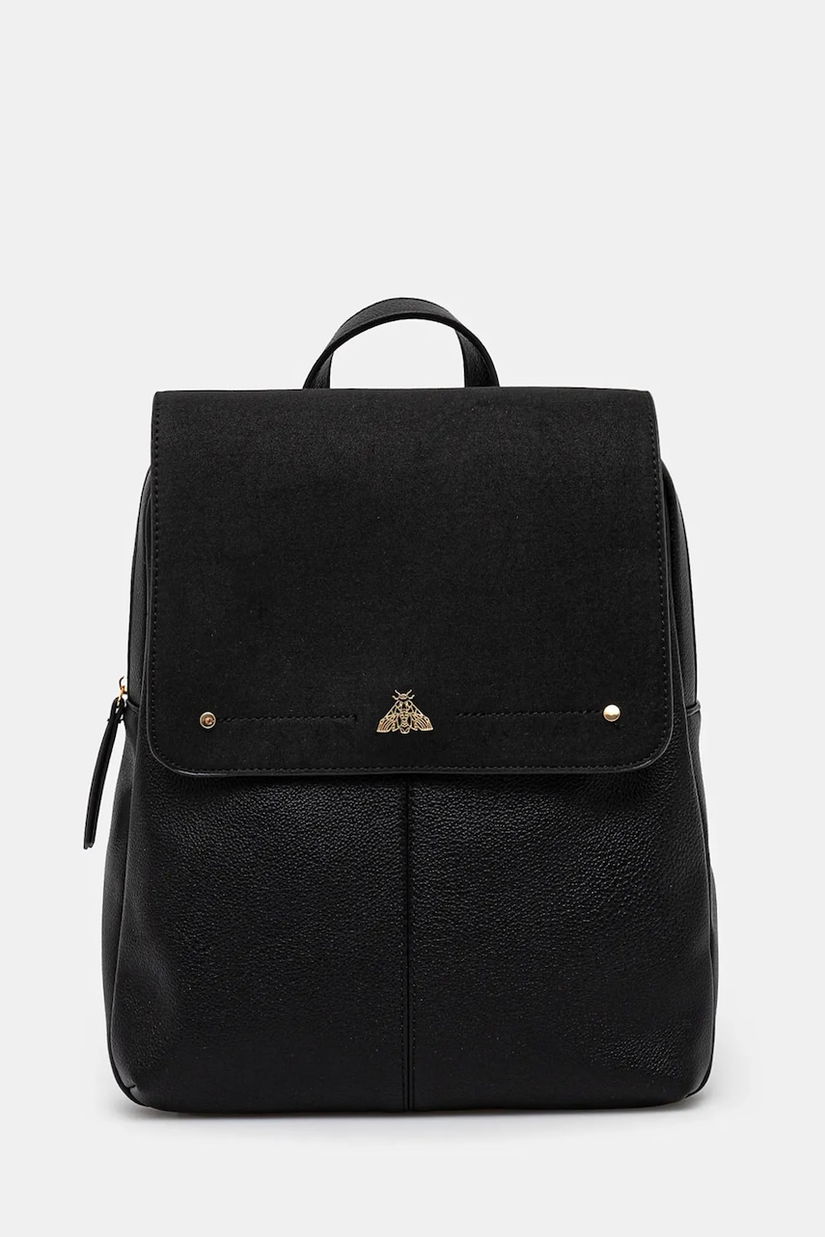 Medicine rucsac femei, culoarea negru, mare, neted