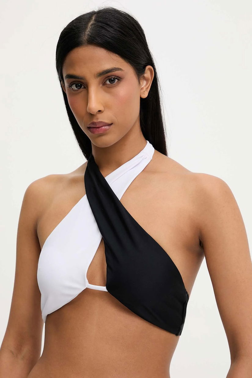 Answear Lab sutien de baie culoarea negru, cupa usor rigidizata