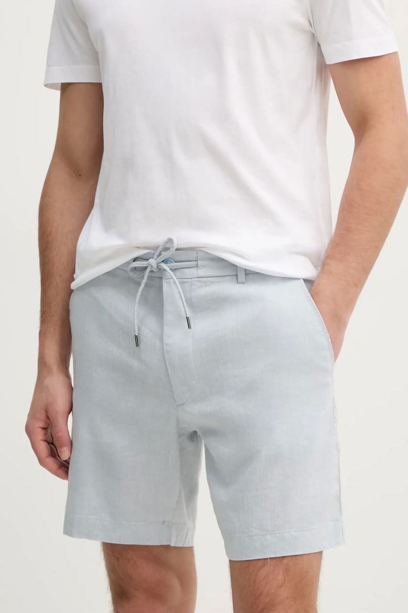 BOSS pantaloni scurti din in barbati, 50538016