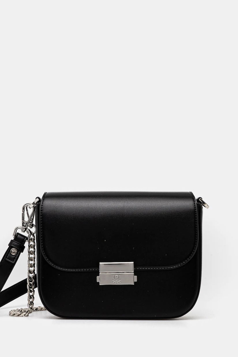 United Colors of Benetton poseta culoarea negru, 6QTUDY06Y