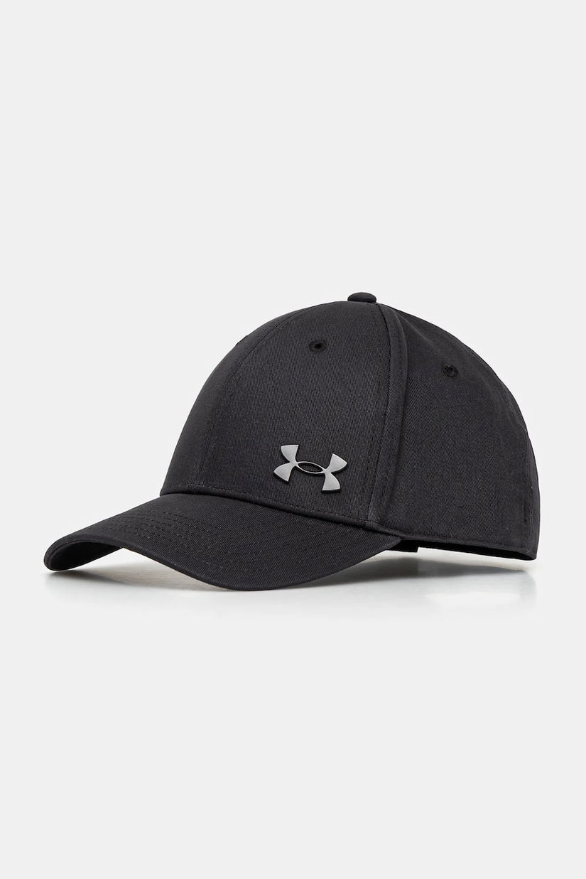 Under Armour sapca Sportstyle Metal culoarea negru, neted, 1389695