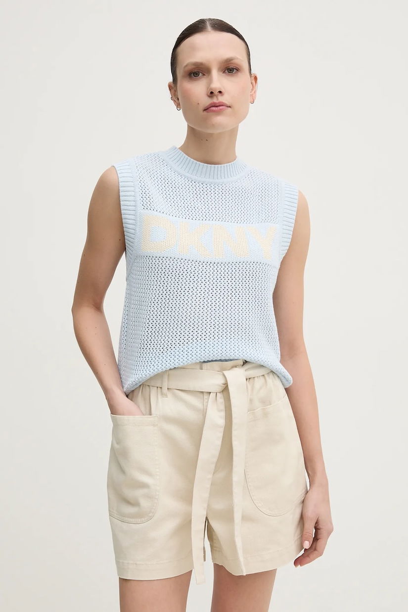 Dkny vestă din bumbac femei, DJ5R0650