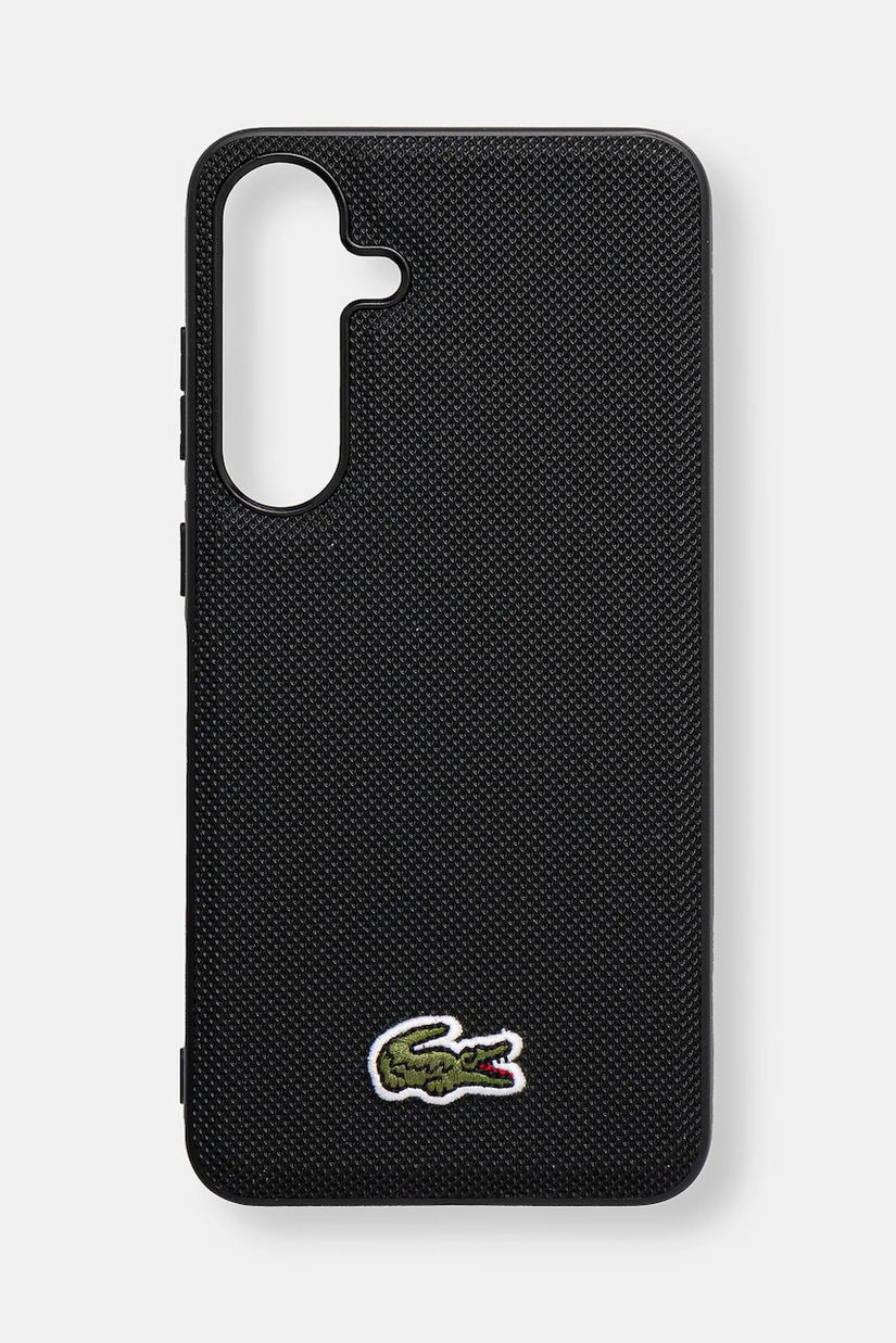 Lacoste Husa pentru telefon Samsung Galaxy S25+ culoarea negru, LCHMS25MPVCK