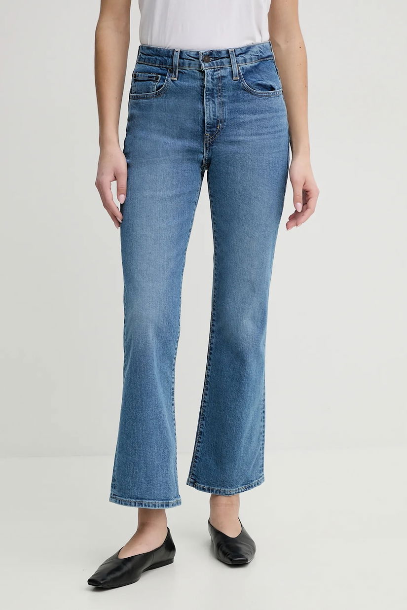 Levi's jeansi 725 AUTHENTIC KICK BOOT femei high waist, 001W1