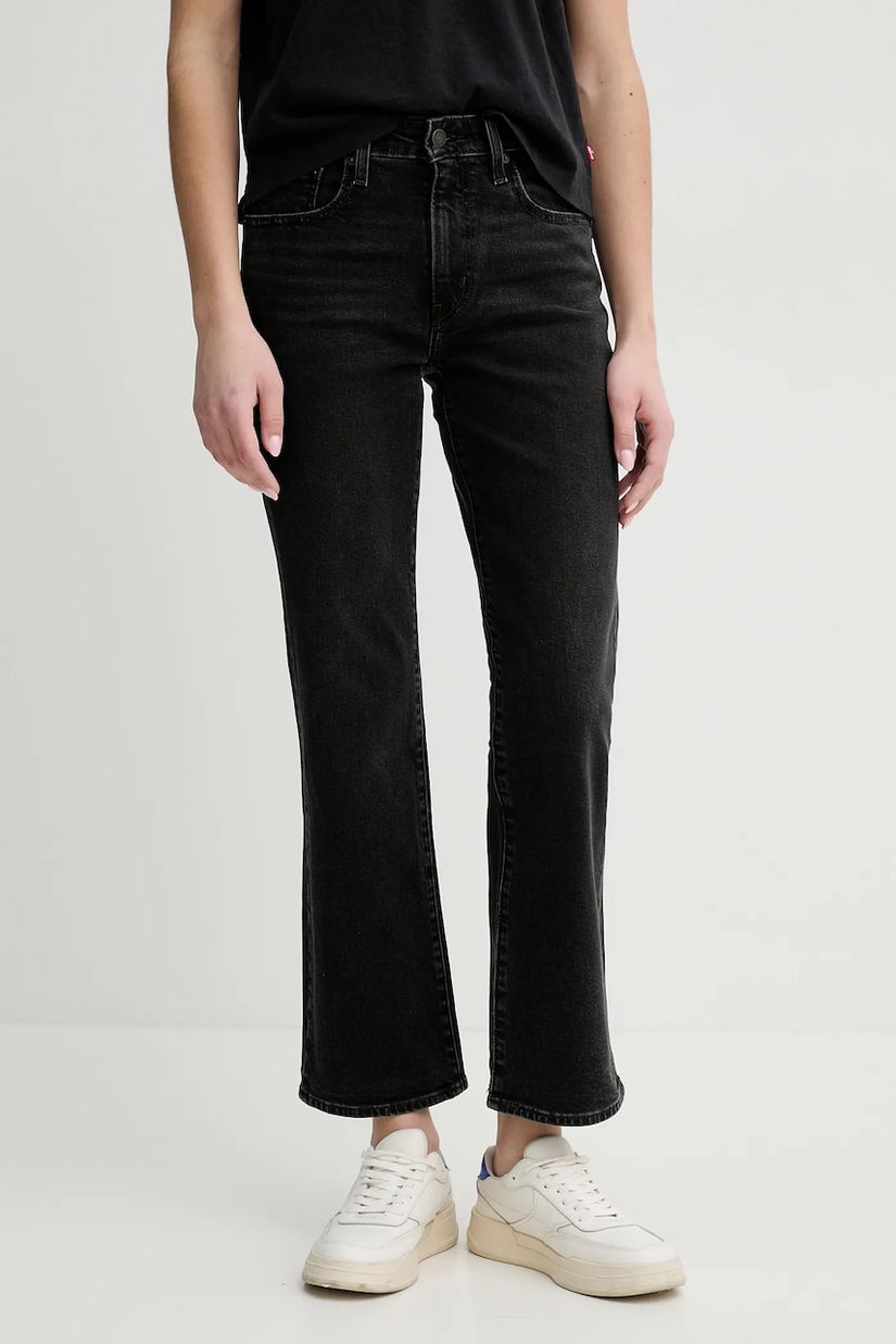 Levi's jeansi 725 AUTHENTIC KICK BOOT femei high waist, 001W1