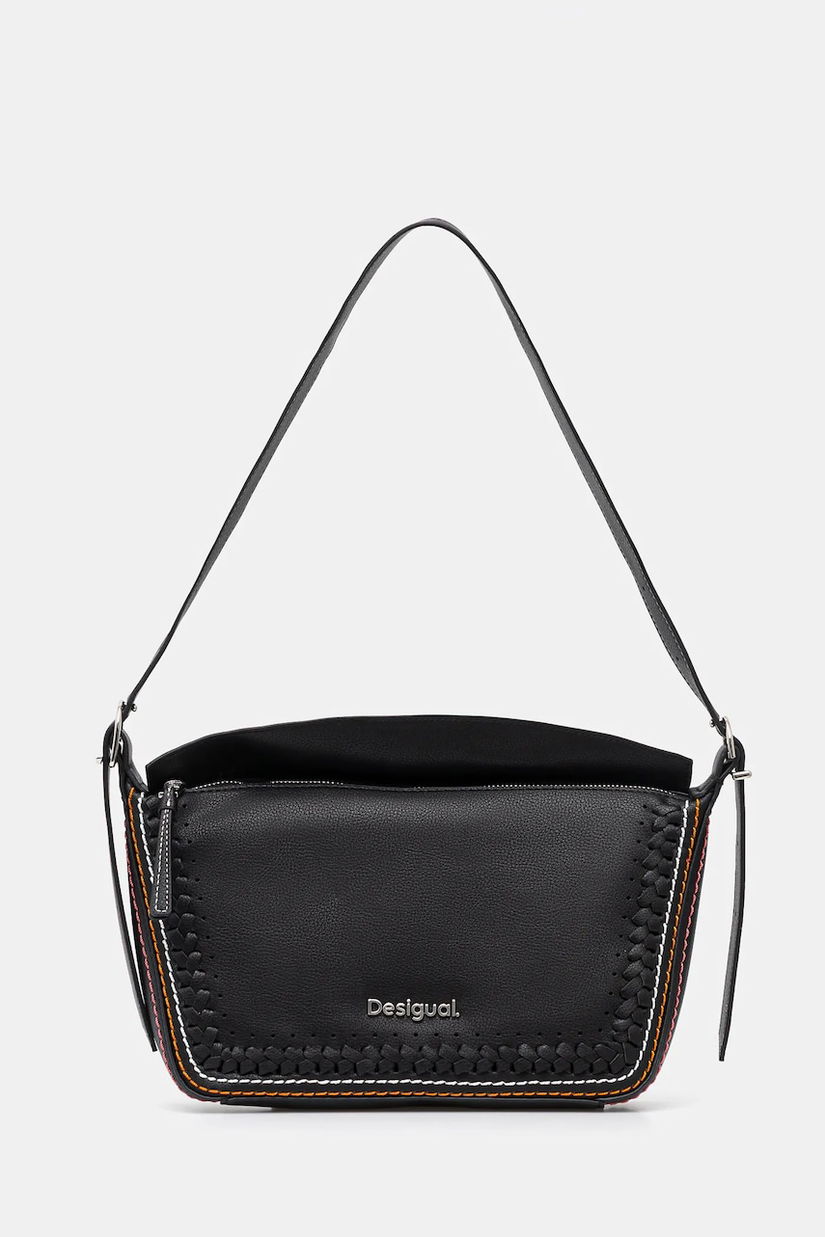 Desigual poseta TRAMA MUNICH culoarea negru, 25SAXP52