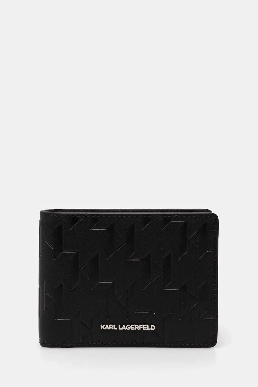 Karl Lagerfeld portofel de piele K/LOOM bărbați, culoarea negru, A1M32015