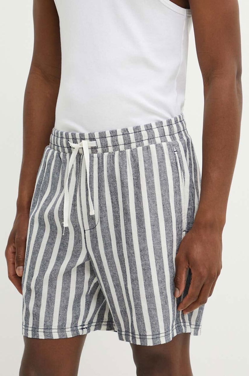 Solid pantaloni scurti din in