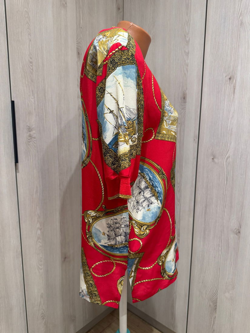 SPLENDIDA BLUZA MISS HARLOW ITALIA MATASE NATURALA MARIME 38 D,42 IT