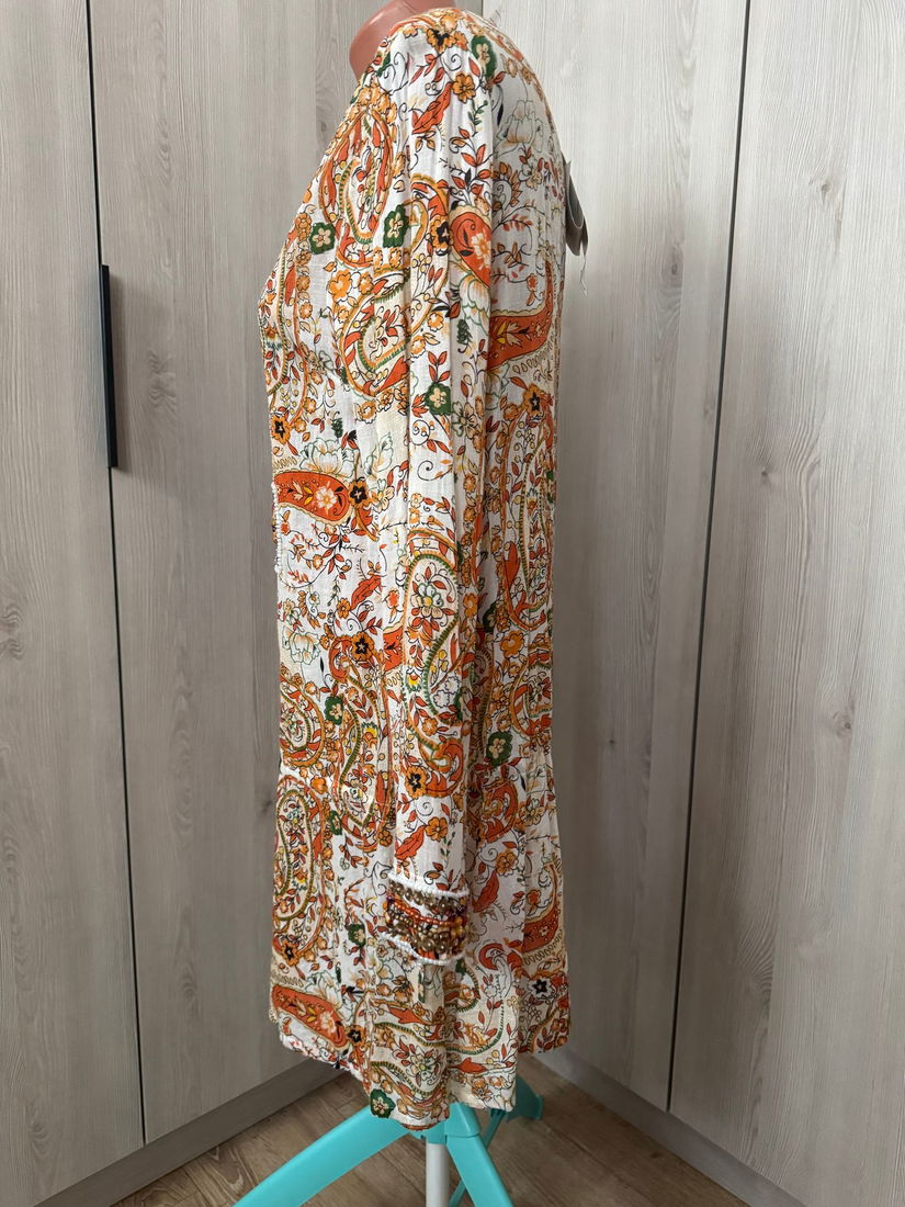 ROCHIE TUNICA CHINTOO COLLECTION ,BRODERIE BOGATA ,UNICAT UMERI 42 CM