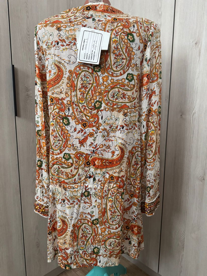 ROCHIE TUNICA CHINTOO COLLECTION ,BRODERIE BOGATA ,UNICAT UMERI 42 CM