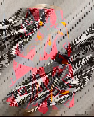 FUSTA DIN IN ZARA MODEL GEOMETRIC CULORI VII MARIME L