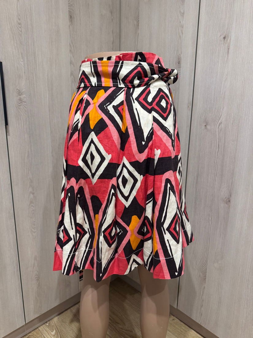 FUSTA DIN IN ZARA MODEL GEOMETRIC CULORI VII MARIME L